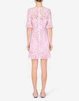 Thumbnail for your product : Dolce & Gabbana Short Lace Dress With Ruching