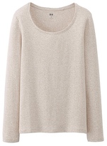 Thumbnail for your product : Uniqlo WOMEN Supima Cotton Crew Neck Long Sleeve T-Shirt