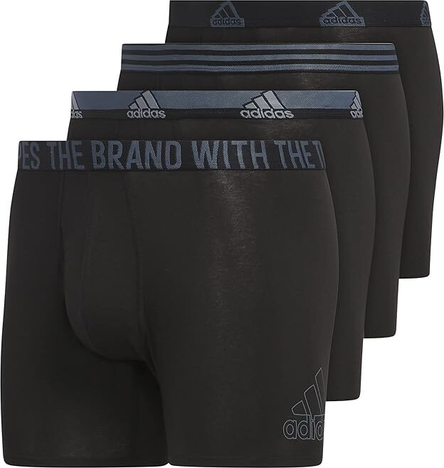 adidas Men's Sport Performance Mesh Long Boxer Brief Underwear (3-Pack) -  ShopStyle
