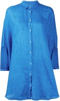 Thumbnail for your product : 120% Lino Button Tunic-Shirt