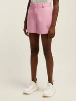 Thumbnail for your product : Stella McCartney High-rise Wool-twill Shorts - Womens - Pink