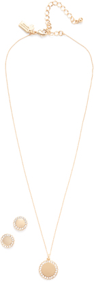Kate Spade Steal The Spotlight Necklace and Earring Set