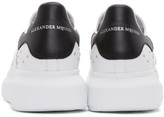 Thumbnail for your product : Alexander McQueen White Leather Oversized Sneakers