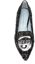 Thumbnail for your product : Chiara Ferragni 'Flirting' sequin ballerina shoes