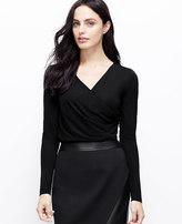 Thumbnail for your product : Ann Taylor Side Zip Crossover Top