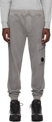 C.P. Company Gray Emerized Lounge Pants