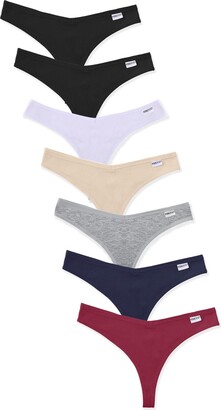 FINETOO 10 Pack Cotton Thongs for Women - Breathable UK