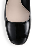 Thumbnail for your product : Miu Miu Crystal-Heel Patent Leather Pumps