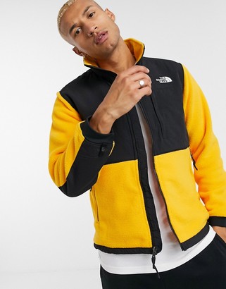 north face fleece yellow