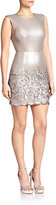 Thumbnail for your product : BCBGMAXAZRIA Sequined Open-Back Sheath