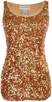 Thumbnail for your product : Anna-Kaci Womens Sparkle & Shine Glitter Sequin Embellished Sleeveless Round Neck Tank Top