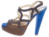 Thumbnail for your product : Brian Atwood Bi-color Lasercut Sandals