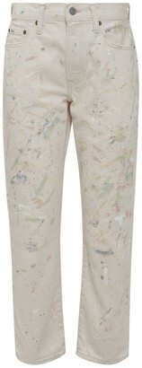 Polo Ralph Lauren Paint Splatter Boyfriend Jeans