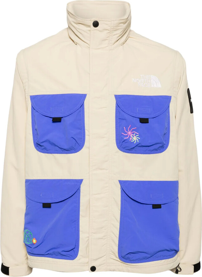 The North Face Embroidered Zip-Up Military Jacket