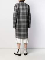 Thumbnail for your product : Marni check print single breasted coat