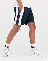 Thumbnail for your product : Tommy Hilfiger contrast side sweat shorts-Blue