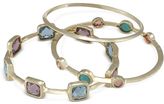 Thumbnail for your product : Carolee Bracelet Set, Gold-Tone Multi-Color Crystal Bangle Bracelets