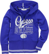 Thumbnail for your product : GUESS Full zip indigo fleece hoodie