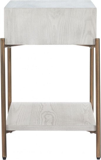 ZUO SideTableOakWhite26.2\