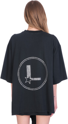 Lourdes T-shirt In Black Cotton