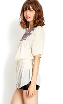 Thumbnail for your product : Forever 21 Well-Traveled Tunic