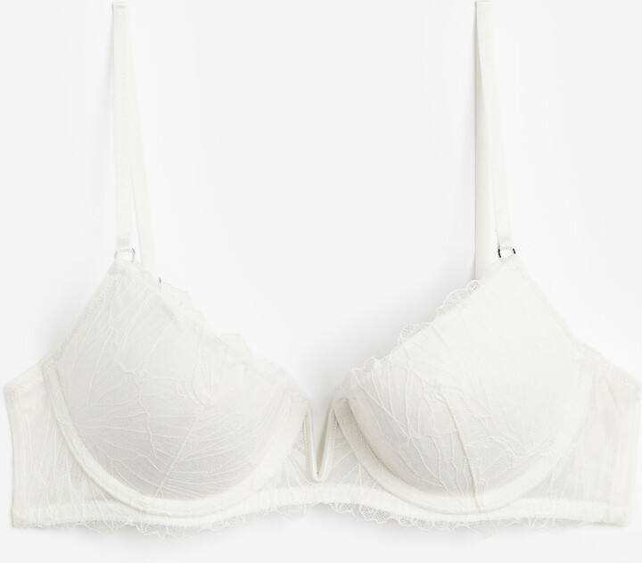 Lace Front Fastening Bras