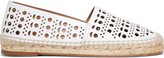 Thumbnail for your product : Alaia Vienne white leather espadrilles