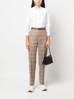 Thumbnail for your product : Polo Ralph Lauren Plaid-Check Wool-Linen Straight-Leg Trousers