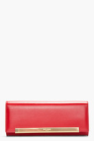 Thumbnail for your product : Saint Laurent Lutetia Red leather Lutetia Flap clutch