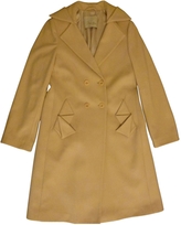 Thumbnail for your product : BCBGMAXAZRIA Beige Wool Coat