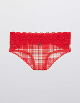 Thumbnail for your product : aerie Sugar Cookie Lace Shine Cheeky Underwear