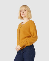 Thumbnail for your product : Princess Highway - Women's Gold Cardigans - Jodie Cardi - Size One Size, 12 at The Iconic