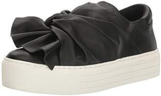 Kenneth Cole New York Women's Aaron Platform Twisted Bow Leather Fashion Sneaker