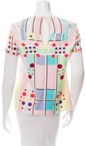 Thumbnail for your product : Peter Pilotto Printed Crew Neck Top w/ Tags