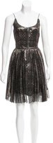 Thumbnail for your product : Isabel Marant Metallic Silk Dress w/ Tags