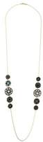 Thumbnail for your product : Ippolita 18K Polished Rock Candy Cutout Stone Linear Stations Necklace in Phantom