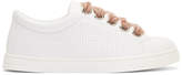 Fendi - Baskets lacées blanches Thick Contrast