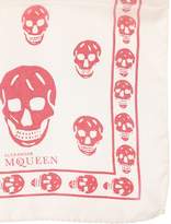 Thumbnail for your product : Alexander McQueen Silk Chiffon Skull Print Scarf
