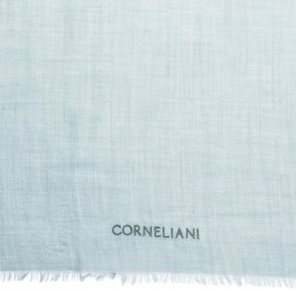 Corneliani Cashmere-Silk Blend Fringe Scarf