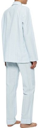 Three J NYC Murphy Striped Cotton-poplin Pajama Set