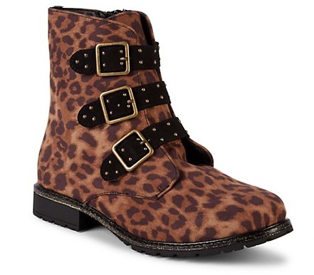 girls cheetah boots