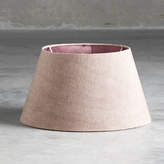 Thumbnail for your product : Idyll Home Tine K Glass Lamp With Pink Linen Shade