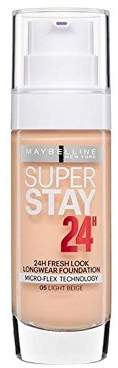 Maybelline SuperStay 24h Liquid Foundation Light 30ml (Pack of 2)
