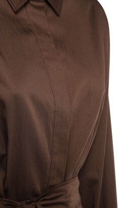 ワンピース S MAX MARA MUD POPLIN OLIMPIA SHIRT DRESS Max Mara Olimpia cotton poplin midi shirt dress - ShopStyle