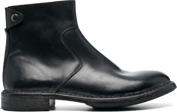 Moma Leather Ankle Boots