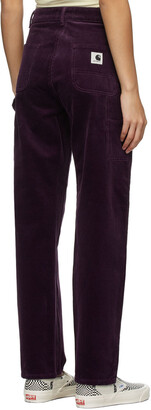 Carhartt Work In Progress Purple Pierce Trousers