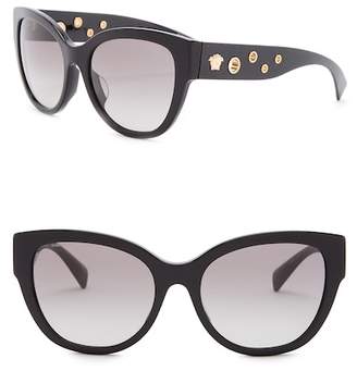 Versace 56mm Cat Eye Butterfly Rock Icons Sunglasses