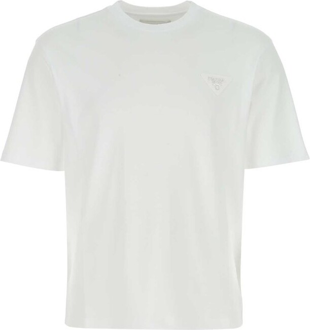 Prada Logo T-shirt | Shop The Largest Collection | ShopStyle