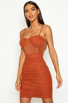 Thumbnail for your product : boohoo Mesh Ruched Mini Dress