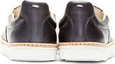 Thumbnail for your product : Maison Martin Margiela 7812 Maison Martin Margiela Pewter Leather Slip-On Shoes